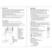 **NET**Prime Rechargeable 2936HRS 16 Inch Fan  with remote / PR-2936HRS