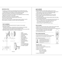**NET**Prime Rechargeable 2938HRS Fan 18 inch with remote / PR-2938HRS