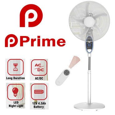**NET**Prime Rechargeable 2938HRS Fan 18 inch with remote / PR-2938HRS