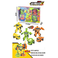 New Cool Plastic Intelligent Transformers 3in1 Robot Car Toys