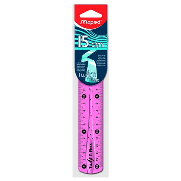 (NET) Maped Ruler 15cm Twist n Flex
