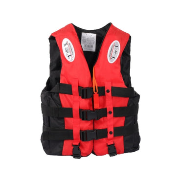 Life Jacket Water Sports Safety Vests Surfing Swimming Buoys Lifeguard With Whistle X Large