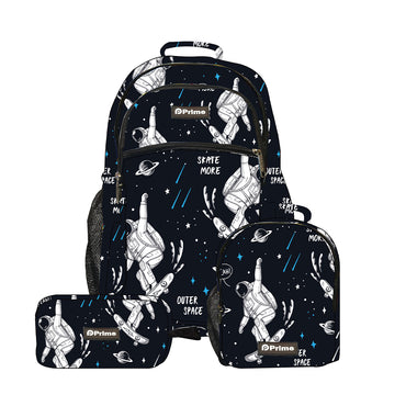 Prime 3 in 1 set (17 Inch BackPack + Pencil Case + Lunch Bag) / PB-049