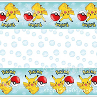 Pokemon Birthday Decorations Pikachu Table Cover / 123586