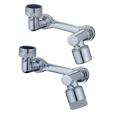 (NET) Plastic 1080 Degree Swivel Sink Faucet Aerator Universal Splash Movable Tap Sprayer Head Faucet Extender / 23FK051
