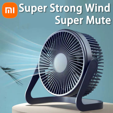 New 360 Rotating USB Desktop Fan Mini Adjustable Portable Mini Electric Fan Summer Plug in Strong Table Fan Strong Wind ceiling fan