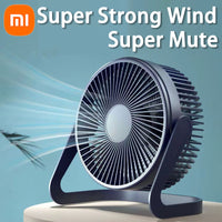 New 360 Rotating USB Desktop Fan Mini Adjustable Portable Mini Electric Fan Summer Plug in Strong Table Fan Strong Wind ceiling fan