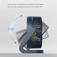 New 360 Rotating USB Desktop Fan Mini Adjustable Portable Mini Electric Fan Summer Plug in Strong Table Fan Strong Wind ceiling fan