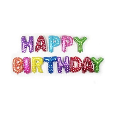 Decoration Happy Birthday Foil Balloons