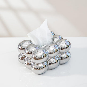 (NET) Electroplated Ceramic Tissue Box