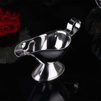 (ne) Stainless Steel Sauce Gravy Boat Size M