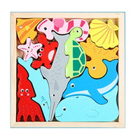 Versatile Wooden Toddler Jigsaw Puzzle Blocks