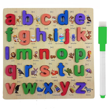 Preschool Alphabet Number Puzzle with Whiteboard - Your Child's Gateway to Early Learning