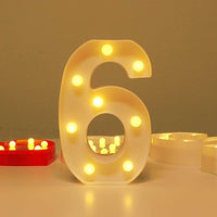 (NET) Decoration Numbers LED Light