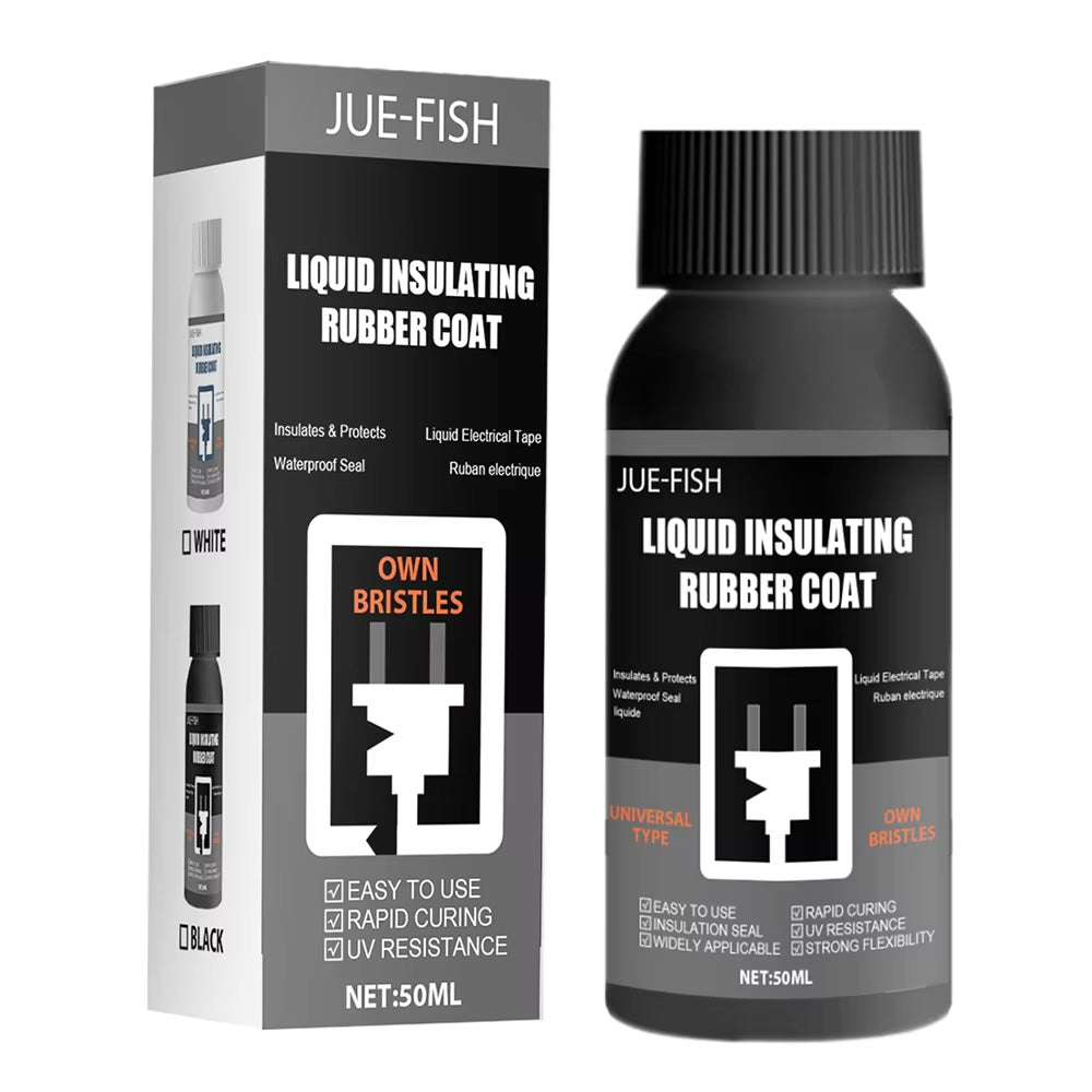 electrical tape & fish net NET Liquid Insulating Tape Repair Rubber Electrical Wire Cable 50ml