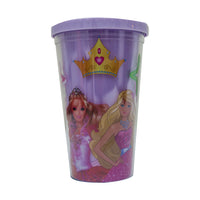 (NET) Barbie Plastic Cup 450ml