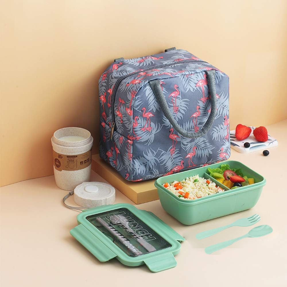 Lunch Box, Leakproof,Food Container Cutlery Set, Bpa Free, Microwave D