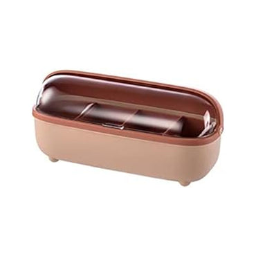 (net) Spice Bottle Four Compartment Condiment Spice Box,with Spoons,Suitable for Kitchen
