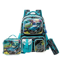 (NET)Backpacks with Lunch Box for Elementary School Students