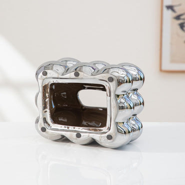 (NET) Electroplated Ceramic Tissue Box