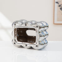 (NET) Electroplated Ceramic Tissue Box