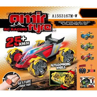 (Net) Revolutionary Remote Control Race Car with Auto-Expanding Wheels