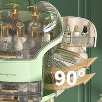 (NET) Portable Makeup Dustproof Cosmetic Storage Box