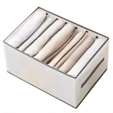 (net) Clothes Organizer 8 Divisions With Handle