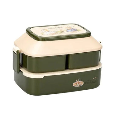 (net) Rabbit Design 2-Layer Lunch Box