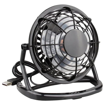 TENGGO 4 Inch Desktop Fan Car Desk Fan USB Interface