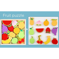 Versatile Wooden Toddler Jigsaw Puzzle Blocks