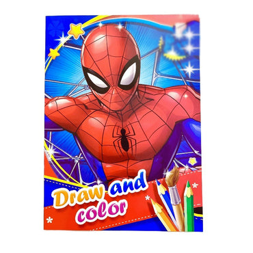 Spider-Man Coloring Book With Stickers