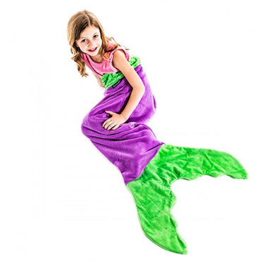 Tails Mermaid Blanket For Kids, Fun Blanket Mermaid / JN-60