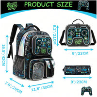 (NET) Meetbelify Game School Backpack Set Of 3 Pcs
