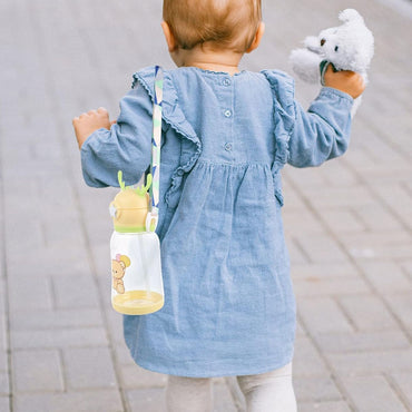 Plastic Bottle With Straw / KN-6