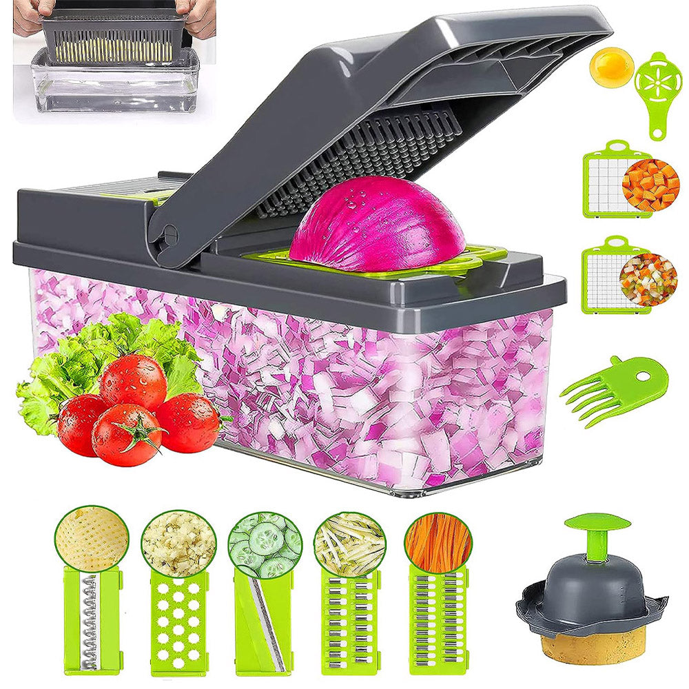 Manual Food Choppers and Dicers Vegetable Chopper, Multipurpose Better  Vegetable Cutter Smart Kitchen Gadgets, Exclusive Separation Design Mini