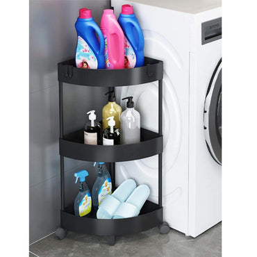Corner Storage Rack, 3Layers Rational Use Of Corner Space Get Rid Of Clutter