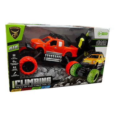 (NET)  Climbing Big Wheels Car with Joystick Controller