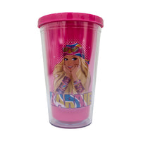 (NET) Barbie Plastic Cup 450ml