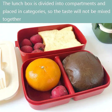 (net) Rabbit Design 2-Layer Lunch Box