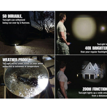 Tac Light  Tactical Flashlight Pack Tac Light Weatherproof