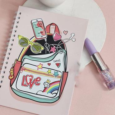 Pink Notebook Diary