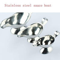 (ne) Stainless Steel Sauce Gravy Boat Size M
