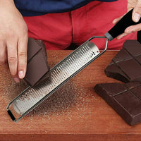 (net) Cheese Grater Ginger Grater & Lemon Zester Stainless Steel Razor