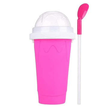 Quick Frozen Magic Cup, Double Layers Slushie Cup, DIY Homemade Squeeze Icy Cup, Fasting Cooling Make And Serve Slushy Cup For Milk Shake, Smoothies