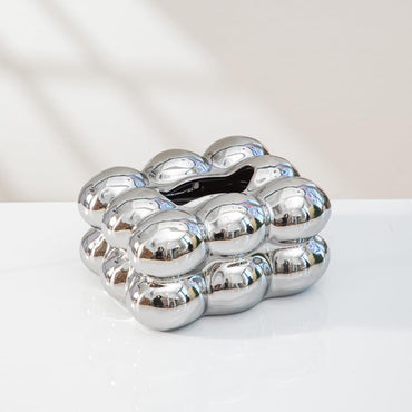 (NET) Electroplated Ceramic Tissue Box