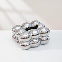 (NET) Electroplated Ceramic Tissue Box