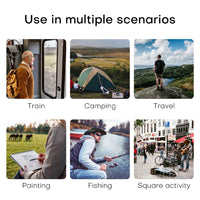**(NET)**Outdoor Multifunctional Folding Chair Portable 27 x 20 x 31 cm Large