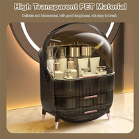 (NET) Multi-Function Make Up Case Dustproof Cosmetic Storage Box