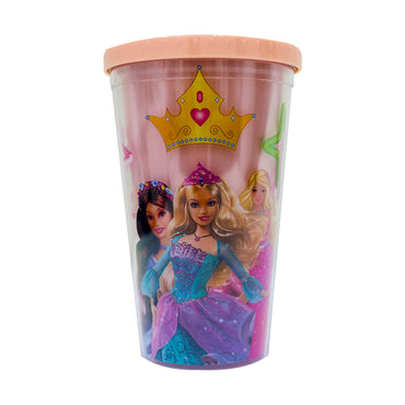 (NET) Barbie Plastic Cup 450ml